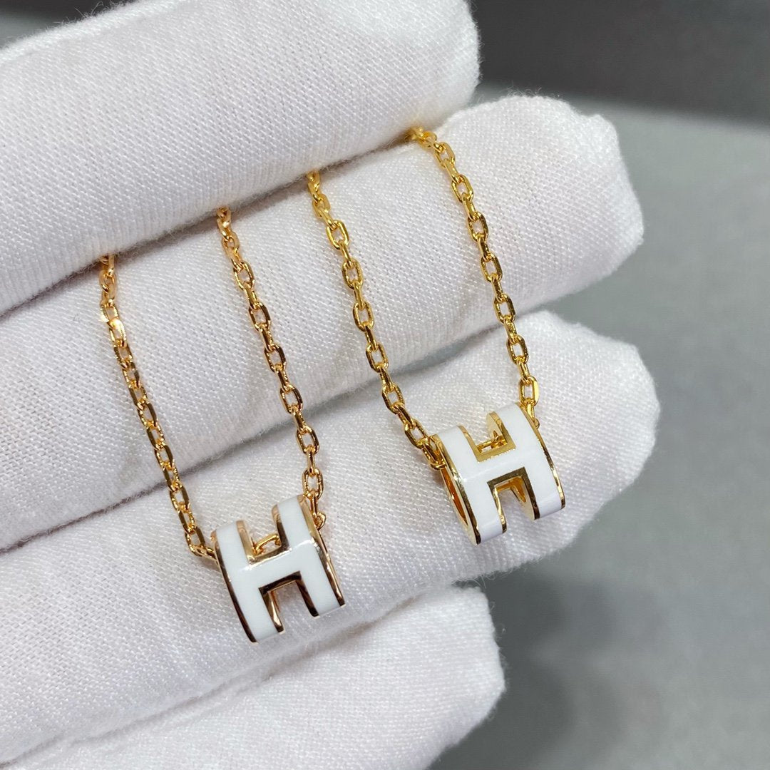 [Auream]MINI POP H NECKLACE