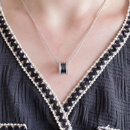 [Auream]ZERO 1 DIAMOND CERAMIC NECKLACE