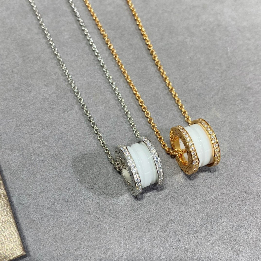 [Auream]ZERO 1 DIAMOND CERAMIC NECKLACE