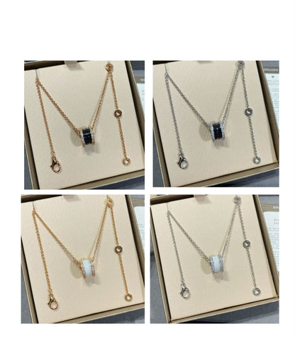 [Auream]ZERO 1 DIAMOND CERAMIC NECKLACE