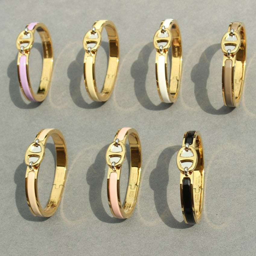 [Auream]CLIC CHAINE GOLD BRACELET
