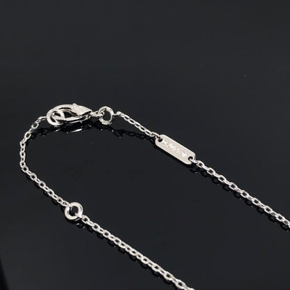 [Auream]CLOVER PIETERSITE SILVER LONG NECKLACE