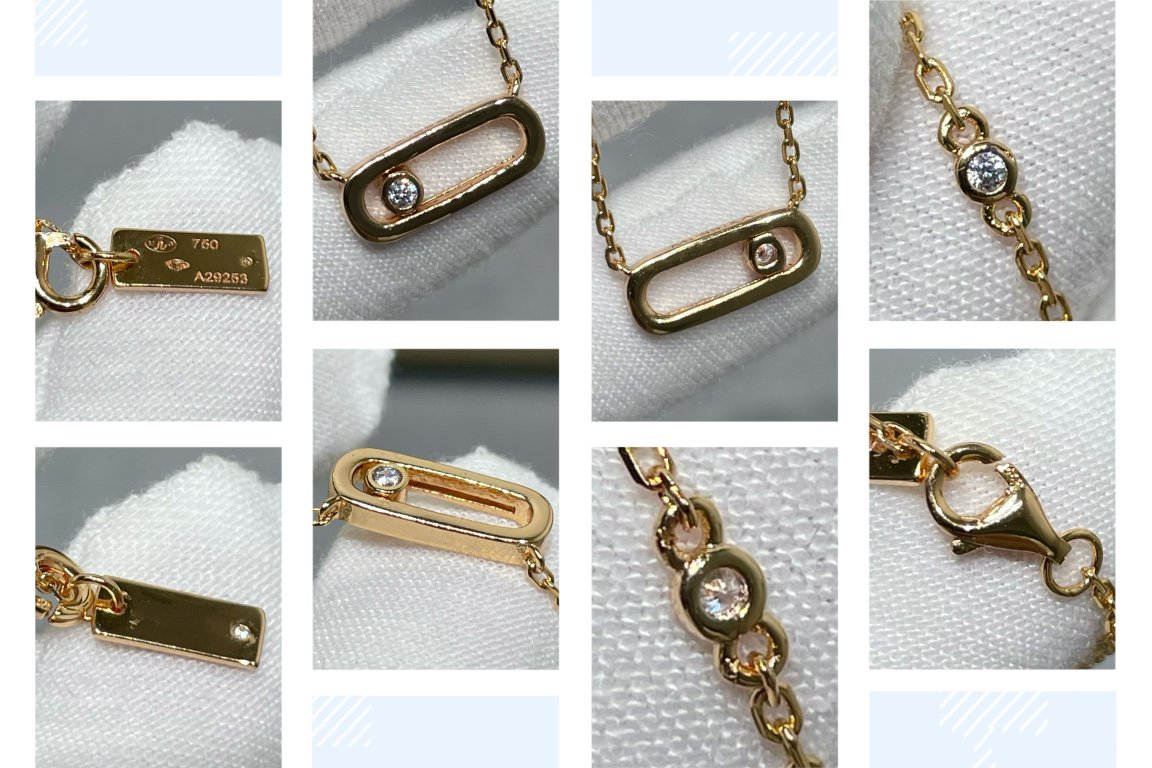 [Auream]MOVE UNO DIAMOND NECKLACE