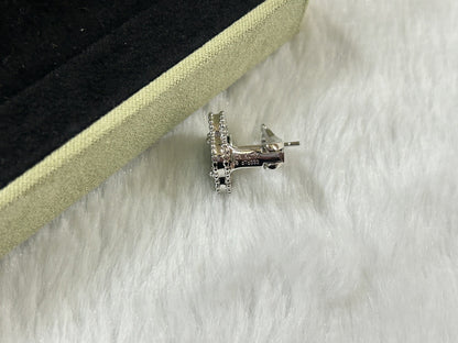 [Auream]CLOVER PIETERSITE MEDIUM STUD EARRINGS