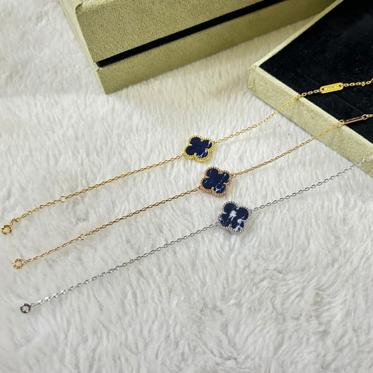 [Auream]CLOVER 1 MOTIF PIETERSITE BRACELET