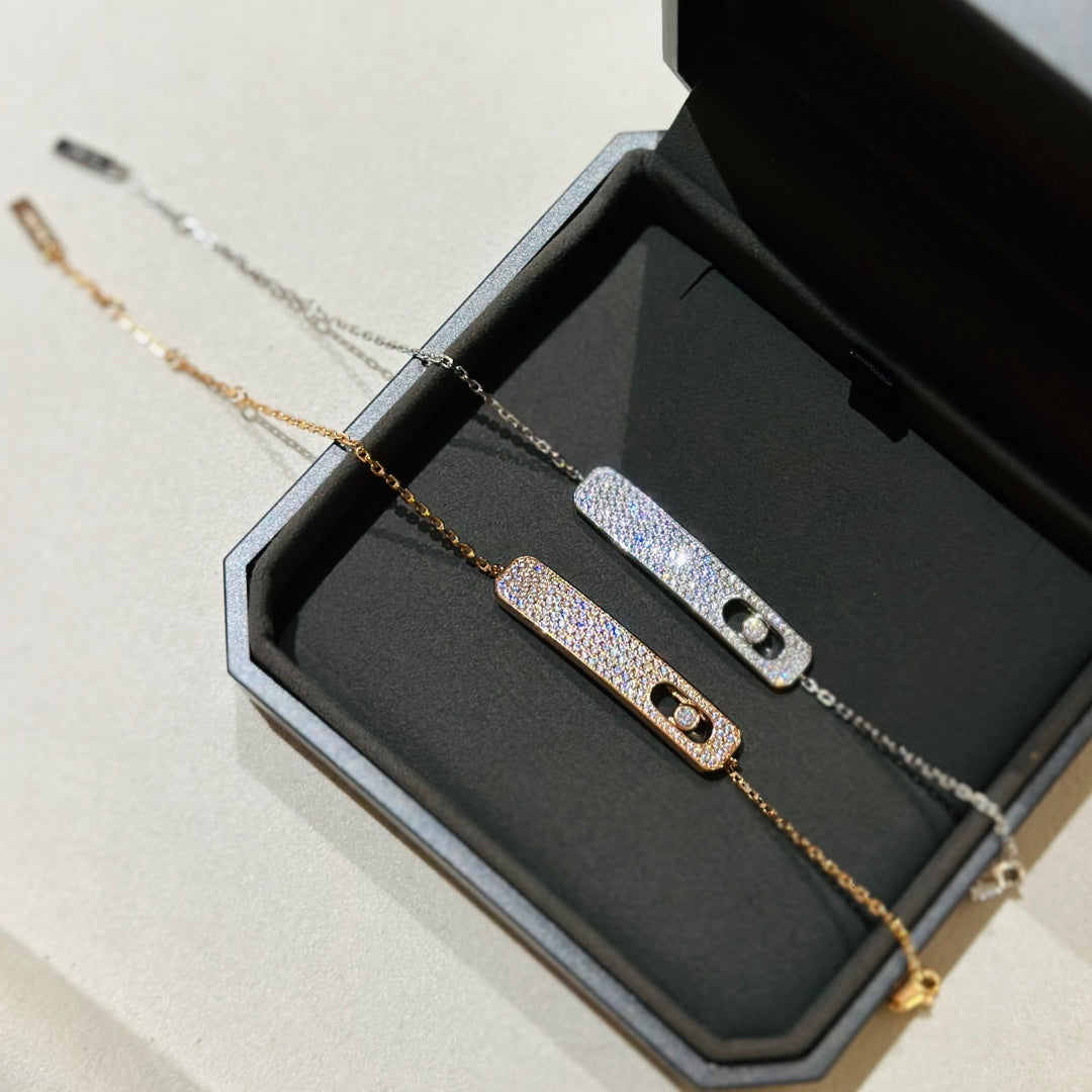 [Auream]MOVE CLASSIQUE DIAMOND PAVED BRACELET