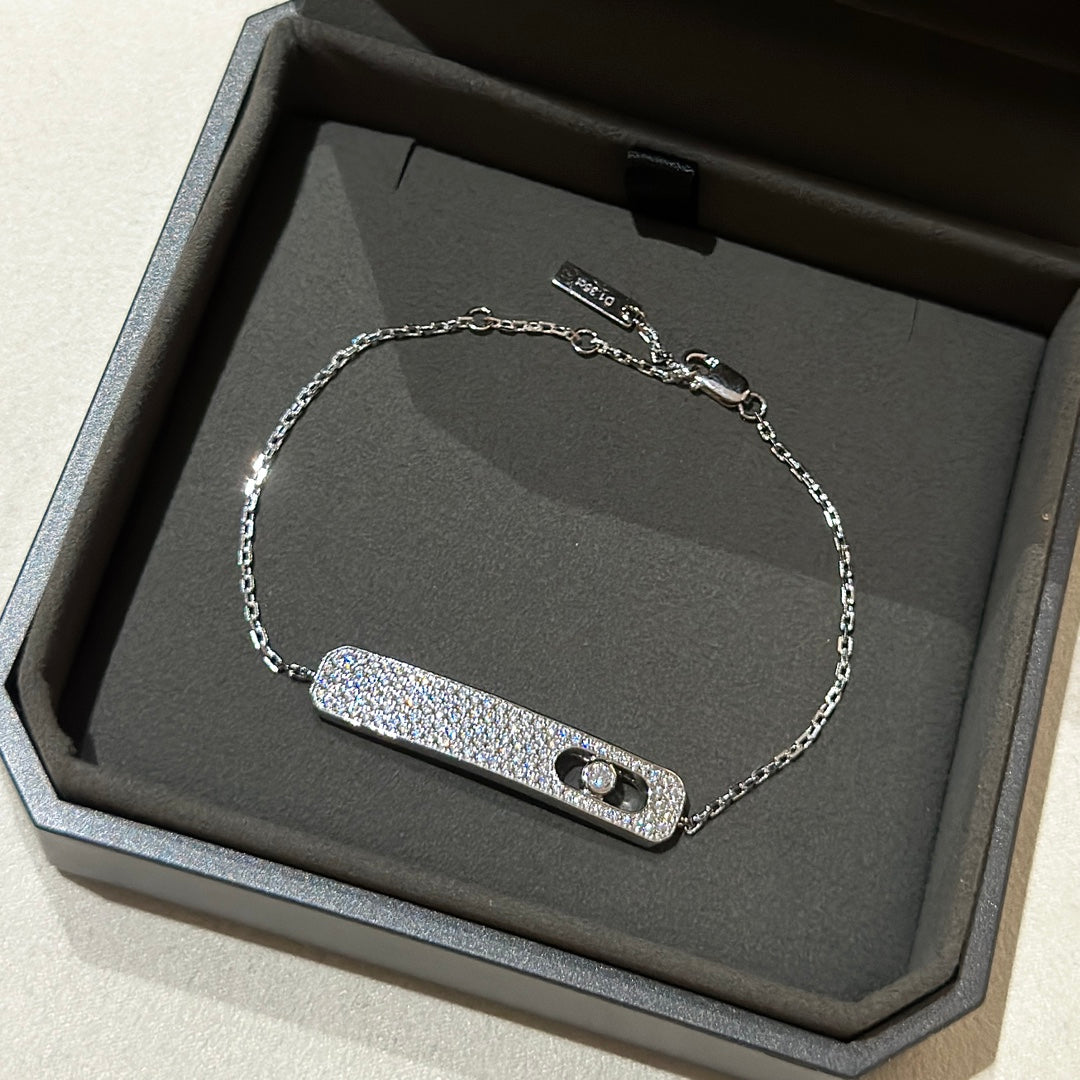 [Auream]MOVE CLASSIQUE DIAMOND PAVED BRACELET