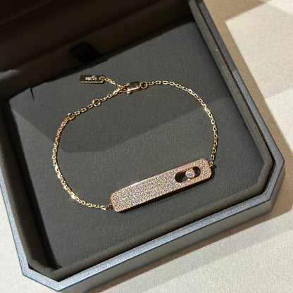 [Auream]MOVE CLASSIQUE DIAMOND PAVED BRACELET