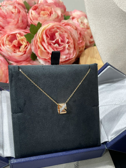 [Auream]LIENS EVIDENCE DIAMOND NECKLACE