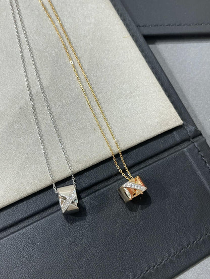 [Auream]LIENS EVIDENCE DIAMOND NECKLACE