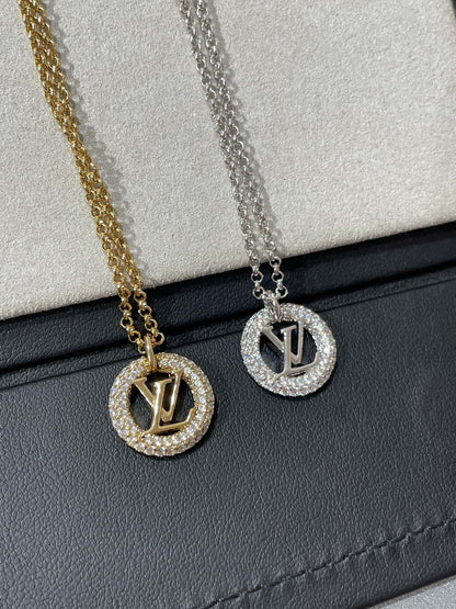 [Auream]BY NIGHT DIAMOND PAVED NECKLACE