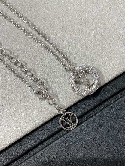[Auream]BY NIGHT DIAMOND PAVED NECKLACE