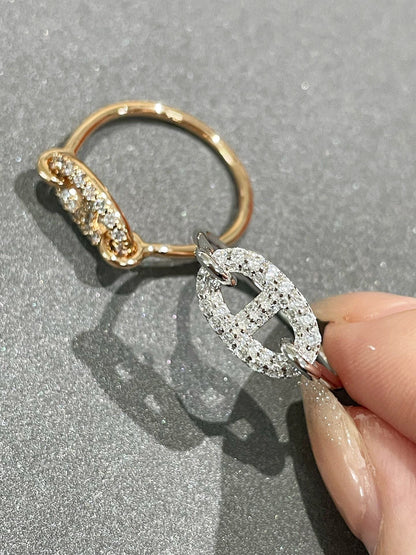 [Auream]RONDE SMALL DIAMOND RING
