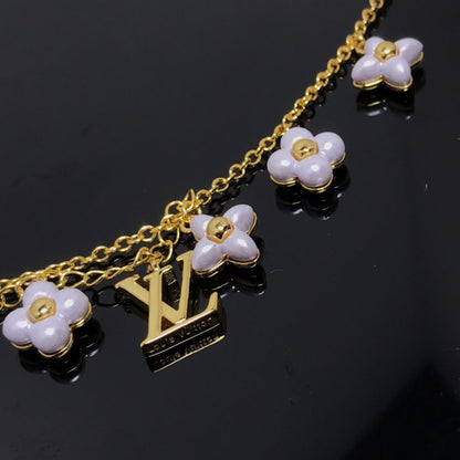 [Auream]LOGO 6 MOTIF STAR AND SUN GOLD BRACELET