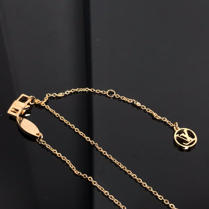 [Auream]COLOR BLOSSOM PINK MOP SUN GOLD NECKLACE