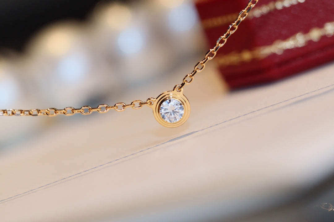 [Auream]DAMOUR DIAMOND NECKLACE