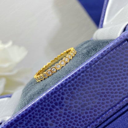 [Auream]BEE LOVE DIAMOND PAVED SMALL RING