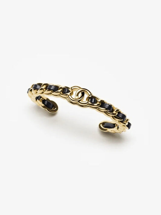 [Auream]Double C Open Bangle