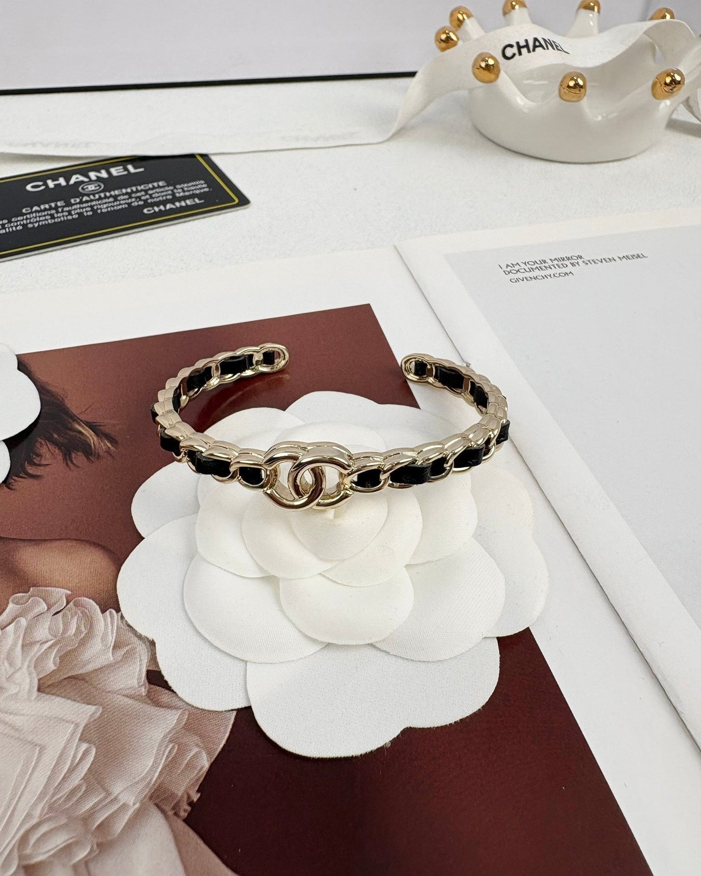 [Auream]Double C Open Bangle