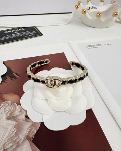 [Auream]Double C Open Bangle