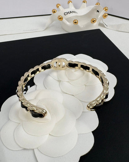 [Auream]Double C Open Bangle