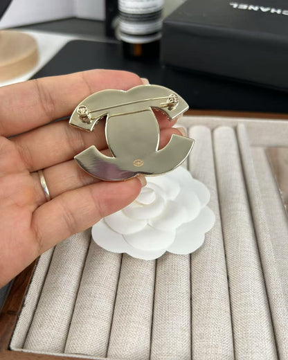 [Auream]Pink Resin Classic Brooch 5cm