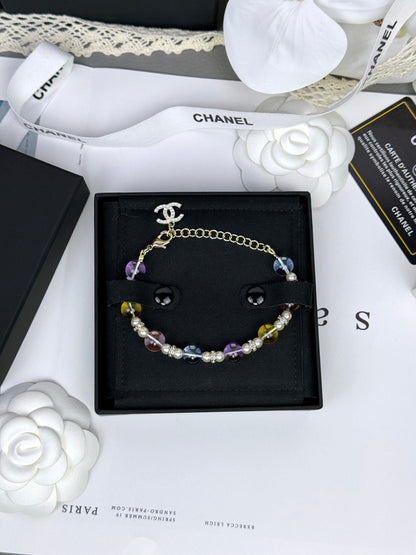 [Auream]Colorful Transparent Resin Bracelet