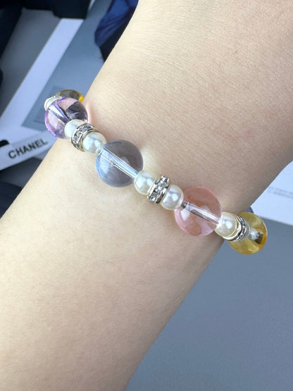 [Auream]Colorful Transparent Resin Bracelet