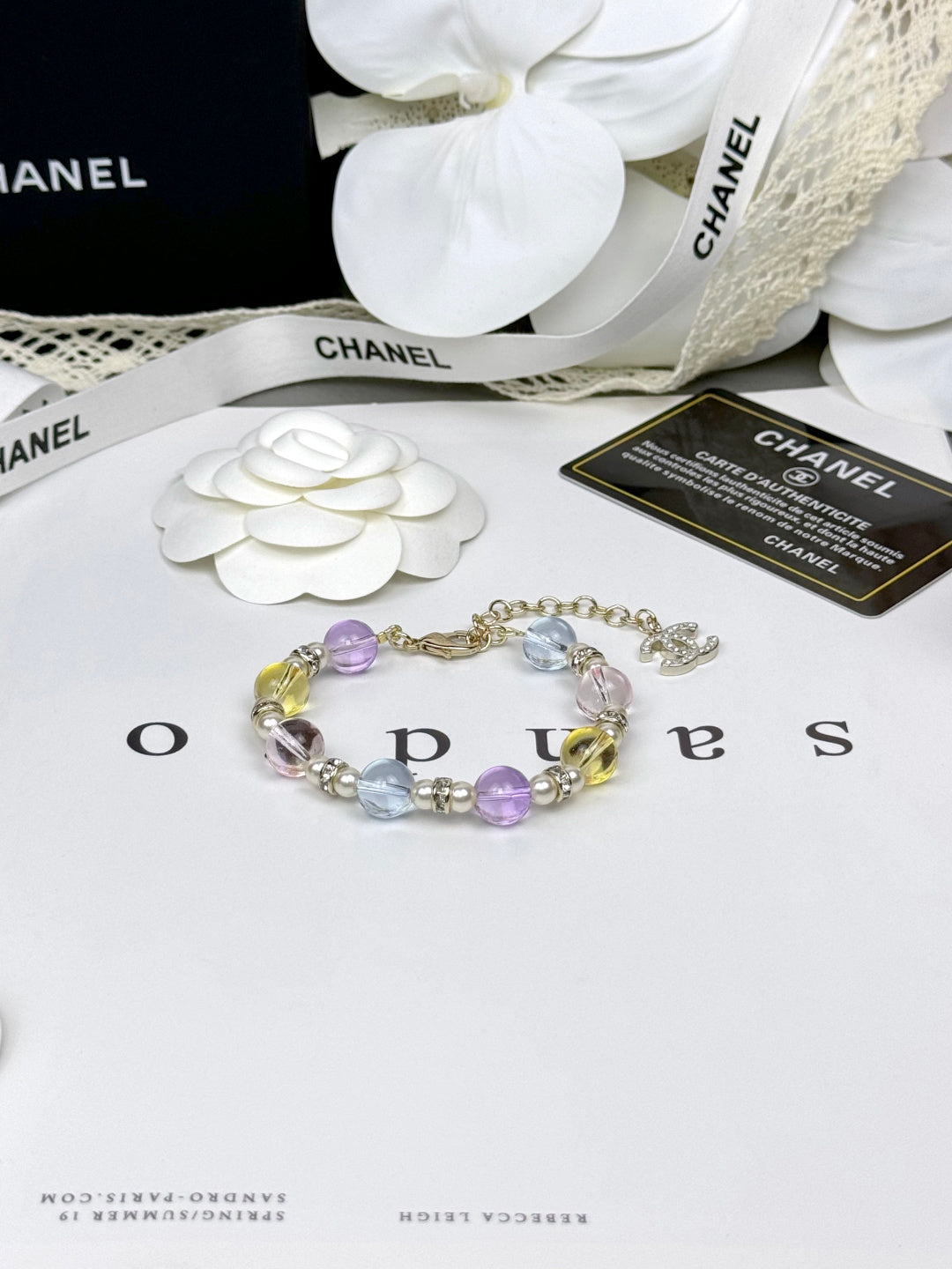 [Auream]Colorful Transparent Resin Bracelet