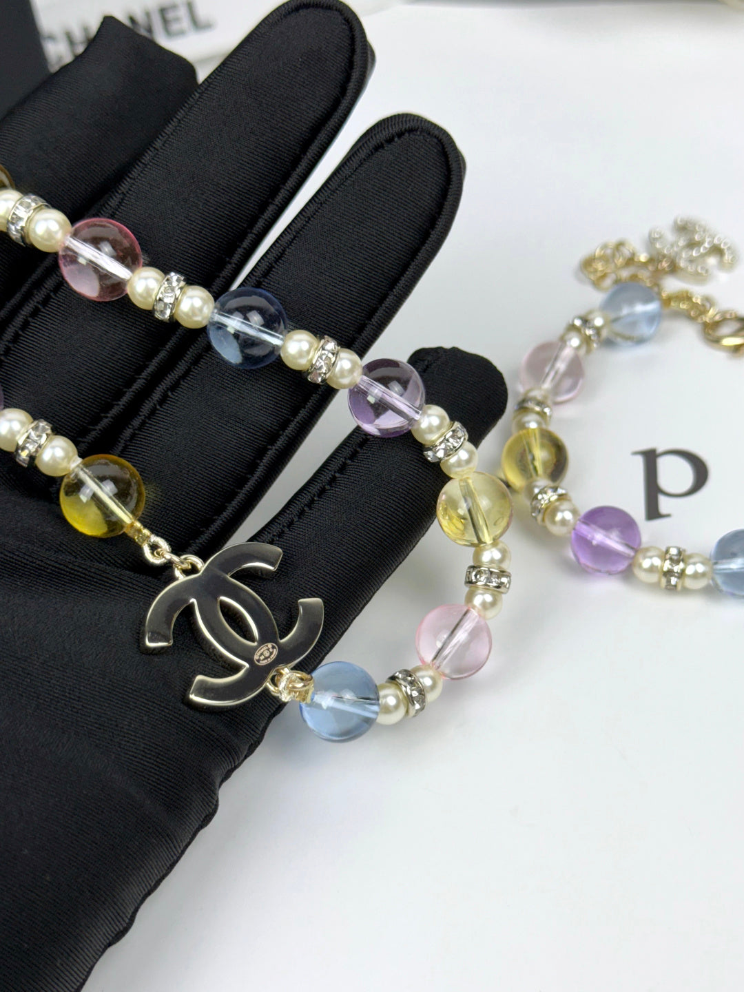 [Auream]26C New Spring Collection Colorful Transparent Resin Necklace