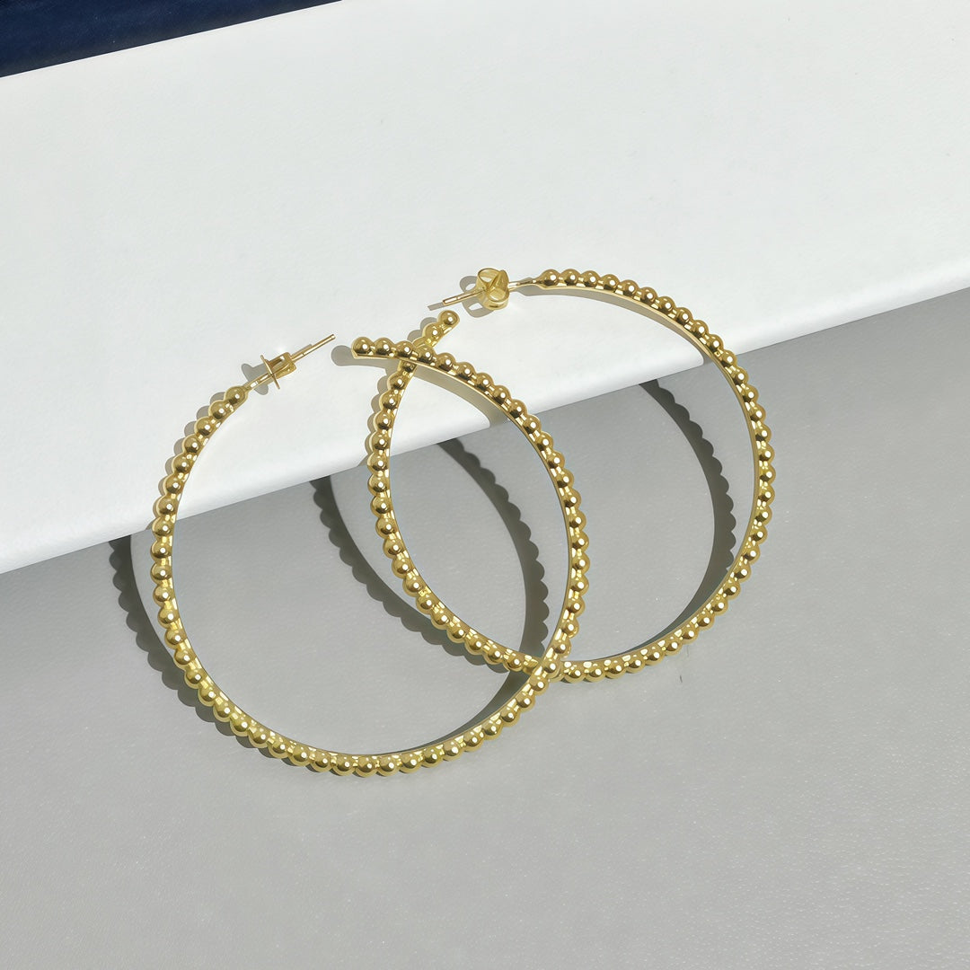 [Auream]SMOOTH BEAD STUD EARRINGS
