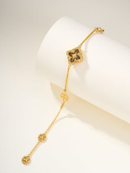 [Auream]B.C.L ENAMELED One-Flower Bracelet（Various Colors)