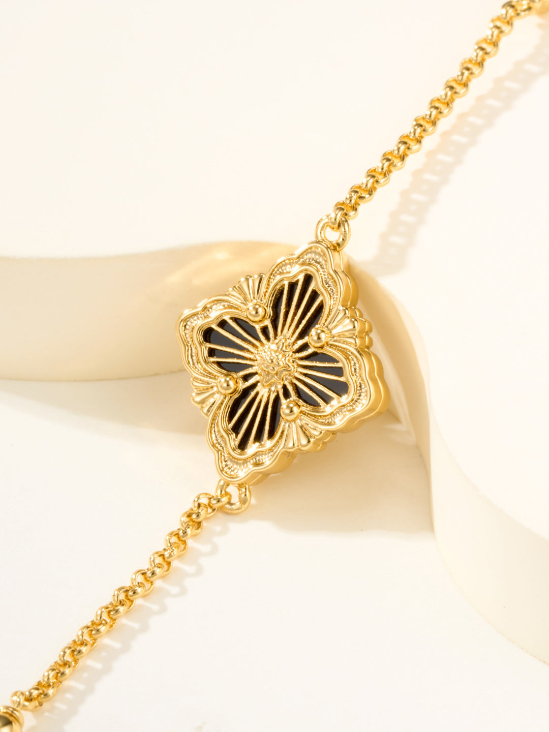 [Auream]B.C.L ENAMELED One-Flower Bracelet（Various Colors)