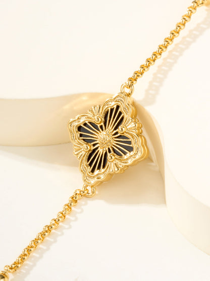 [Auream]B.C.L ENAMELED One-Flower Bracelet（Various Colors)