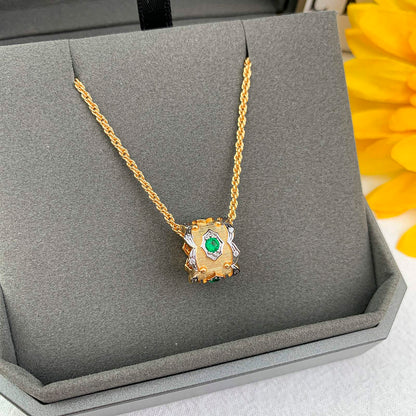 [Auream] B.C.L “Little Waist” Enamel  NECKLACE（Various colors