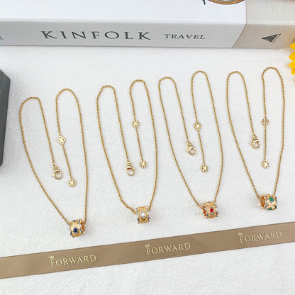 [Auream] B.C.L “Little Waist” Enamel  NECKLACE（Various colors