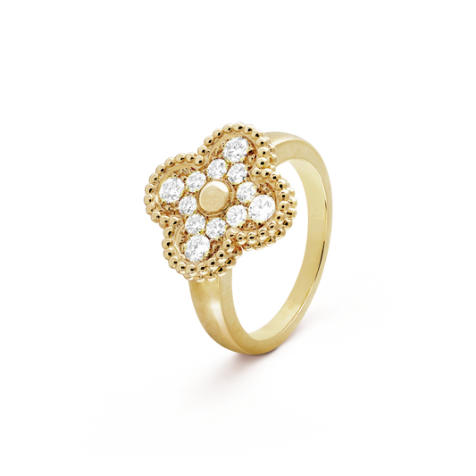 [Auream]CLOVER DIAMOND RING