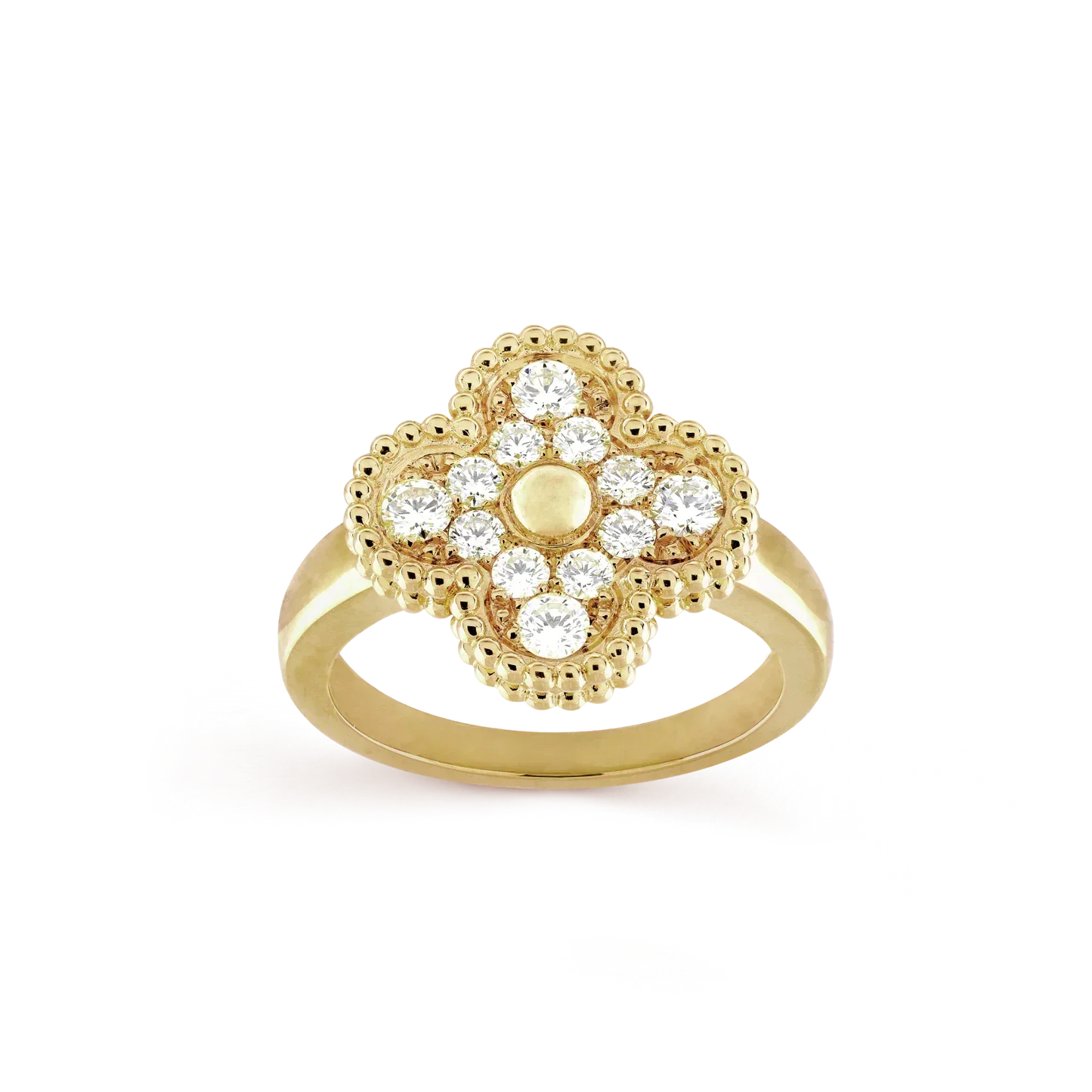 [Auream]CLOVER DIAMOND RING