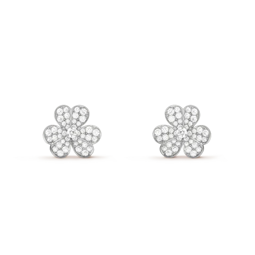 [Auream]CLOVER COMOS DIAMOND EARRINGS SILVER