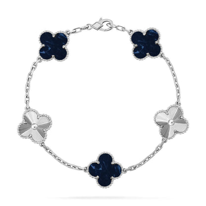 [Auream]CLOVER 5 MOTIF PIETERSITE BRACELET COLLECTION