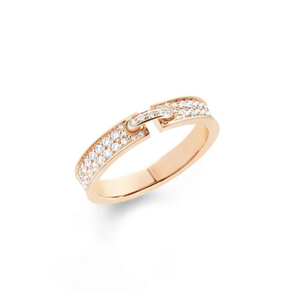 [Auream]ALLIANCE LIENS VIDENCE PAVED DIAMOND 4MM RING