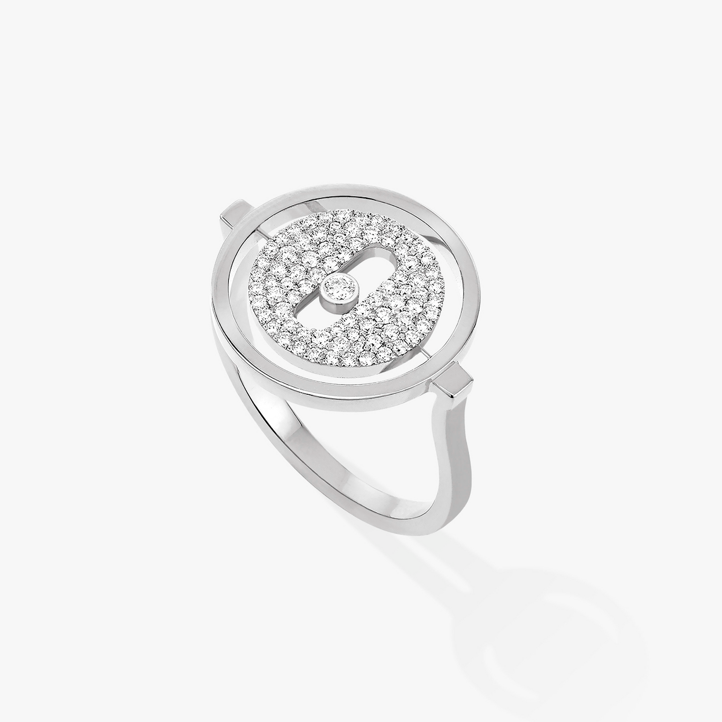 [Auream]Demo MOVE PAVED SILVER DIAMOND RING