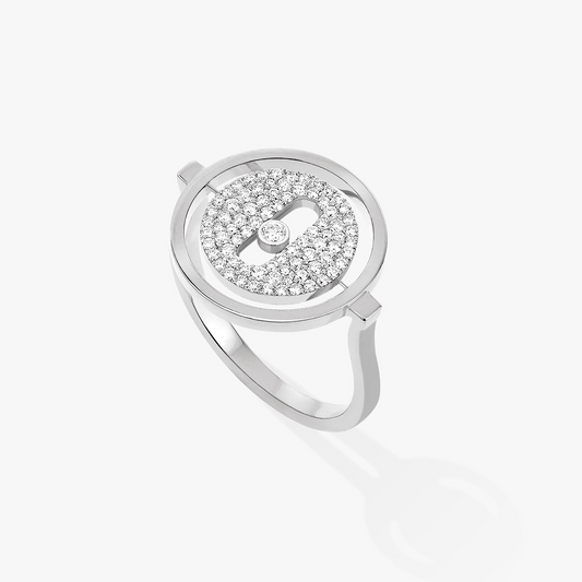 [Auream]Demo MOVE PAVED SILVER DIAMOND RING