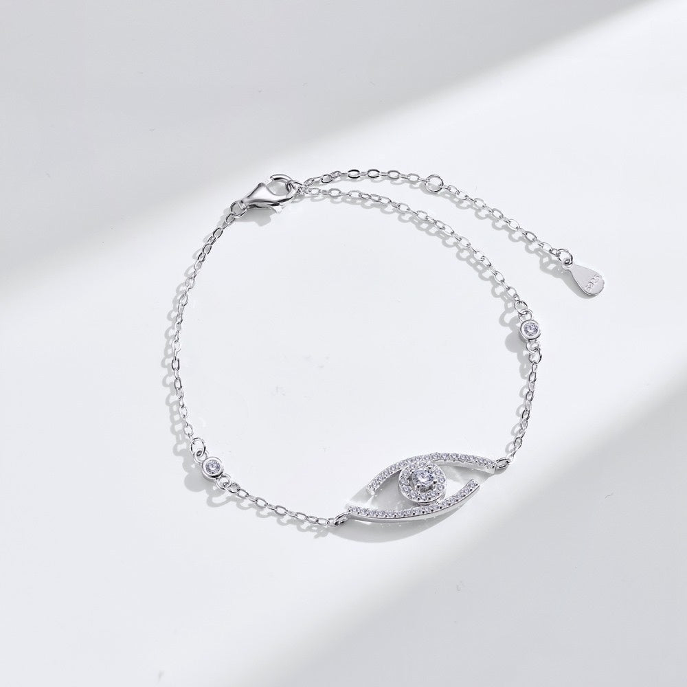[Auream]Demo Eye Pave-Set Diamond Bracelet