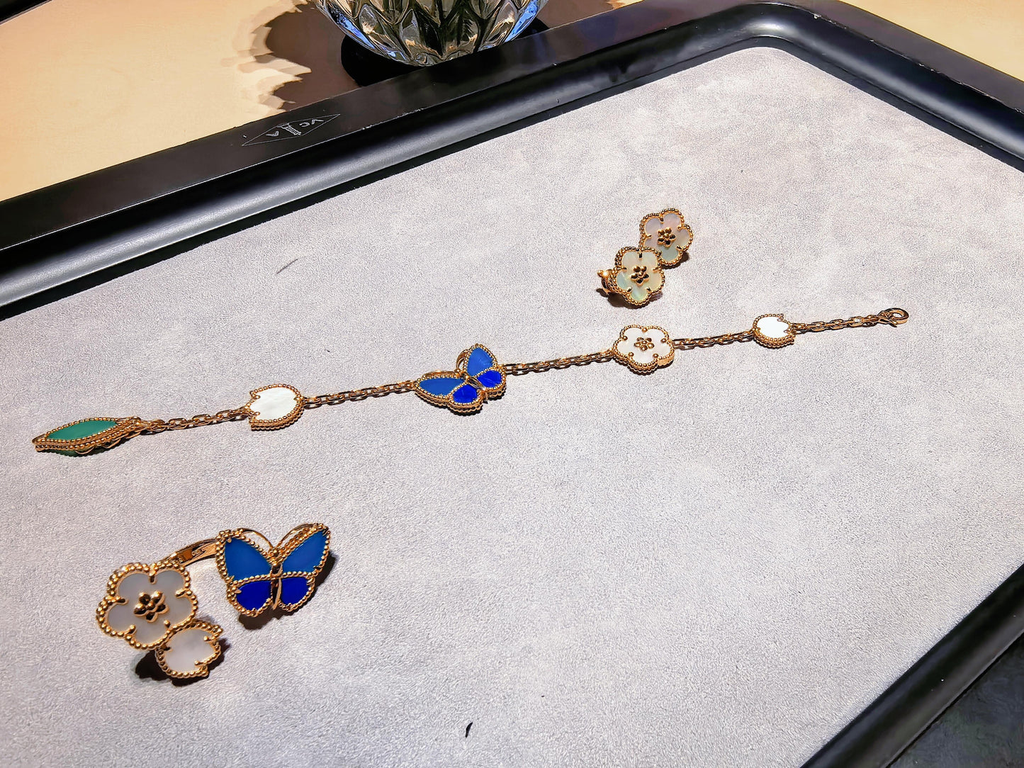 [Auream]2026 NEW SPRING LUCKY 5 MOTIF BRACELET