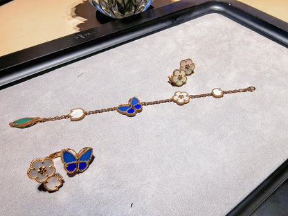 [Auream]2026 NEW SPRING LUCKY 5 MOTIF BRACELET