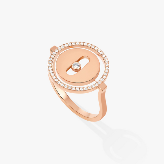 [Auream]Demo MOVE PINK GOLD DIAMOND RING