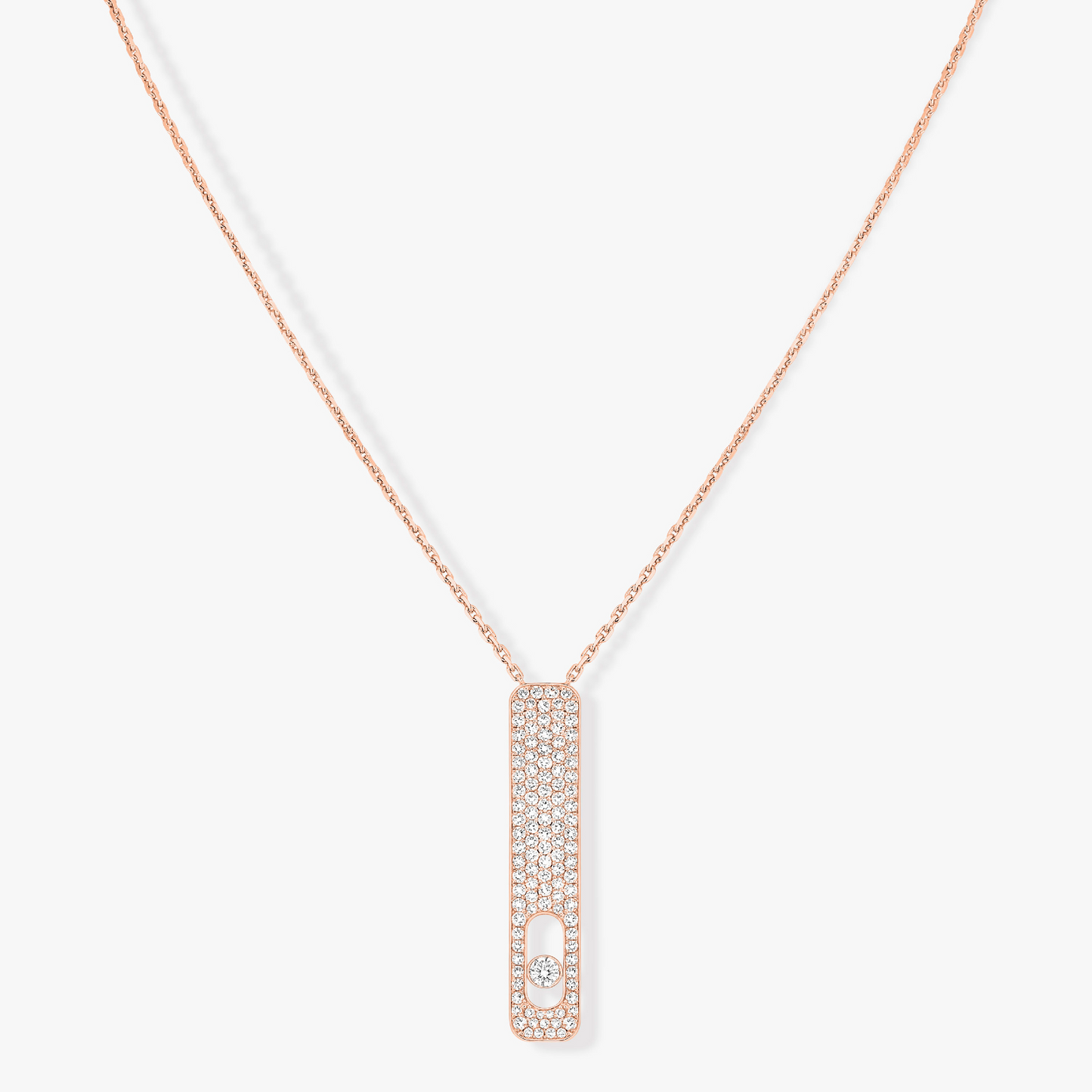 [Auream]MY FIRST DIAMOND PAVED NECKLACE