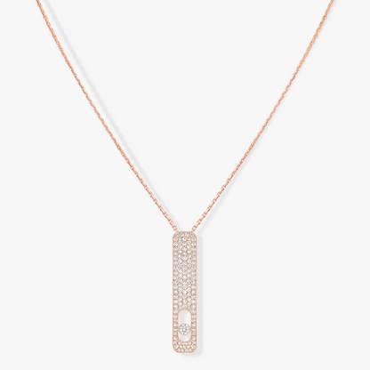[Auream]MY FIRST DIAMOND PAVED NECKLACE