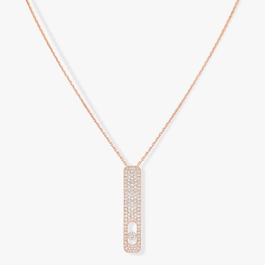 [Auream]MY FIRST DIAMOND PAVED NECKLACE